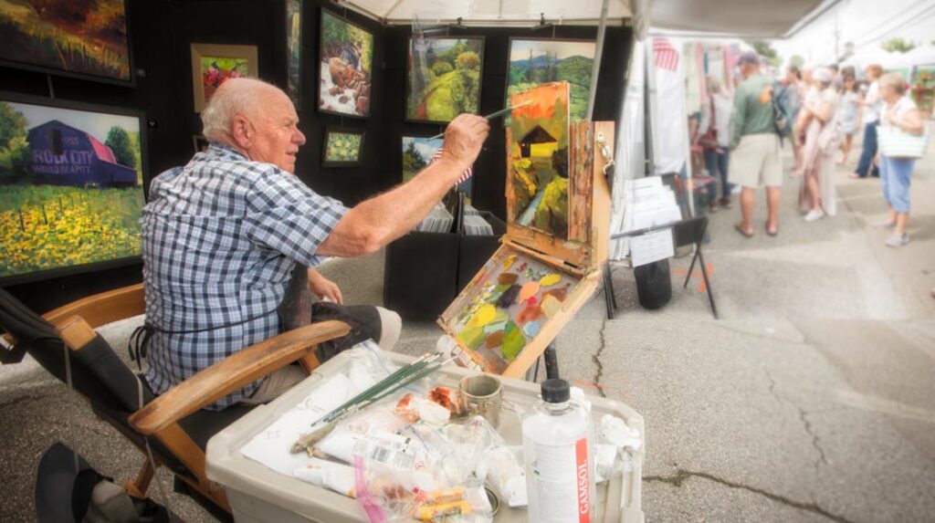 spring arts in the park